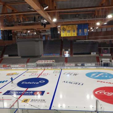 Hamar Olympiske Amfi lumine led projekt